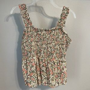 Stretchy Floral Tank Top